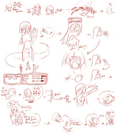 vore furry shrunken_men pencil_drawing snake_girl