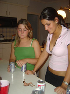 collage nude blonde brunette noboss shrunken_men table