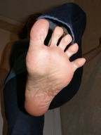barefoot soles jeans brunette point_of_view