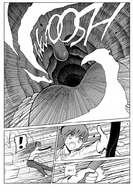 drawing karbo vore comic monochrome mouth shrunken_woman