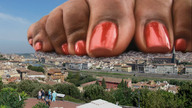 giantess crush collage feet giga city destruction barefoot dark_skin