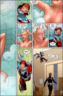 breasts nude manga blonde comic bath superhero shower shrunken_men ant-man ms_marvel marvel_comics carol_danvers
