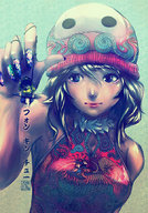 drawing giantess color clothed anime shrunken_man