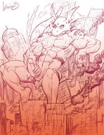 drawing furry masturbation city cum destruction giant penis digimon buildings orgasm sitting muscles reptile testicles