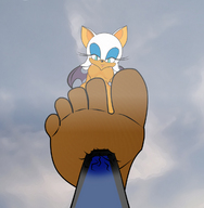 breasts drawing giantess crush nude trayx feet furry city color sonic_the_hedgehog point_of_view rouge_the_bat
