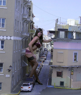 giantess collage city high_heels stockings lingerie amazon