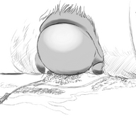 drawing crush pussy furry giga city monochrome clit destruction fox sitting leona