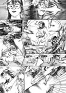 drawing giantess manga city monochrome destruction anime military klnking