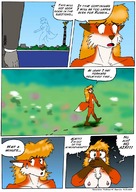 drawing growth giantess furry mega comic color wolfman_al bigger_n_bigger fox_girl