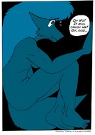drawing growth giantess furry space comic color wolfman_al bigger_n_bigger fox_girl cosmic_giantess