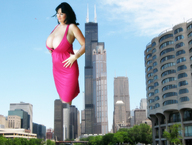 giantess collage city mega