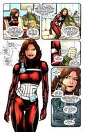 drawing giantess chief manga color superhero story shrunken_woman shoulder dark_skin doom_patrol on_shoulder dc_comics elasti-girl negative_man bumblebee rita_farr
