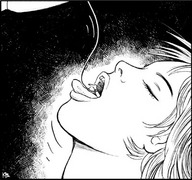 drawing karbo vore monochrome shrunken_men swallowed