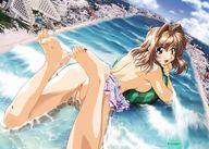 drawing giantess collage nude pussy feet mega color long_hair barefoot anime drawing_collage huge_breasts brunette hiroppe brown_eyes river body_exploration