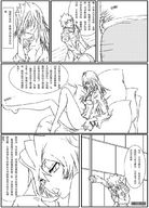 giantess feet manga monochrome goddess story lingerie darkest_night kafka shrunken_man toe_crush under_foot chinese_text