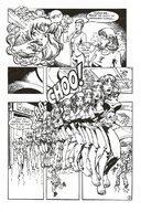 breasts growth giantess manga comic monochrome barefoot garganta dialogue
