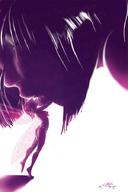 drawing monochrome color anime fairy xakmedia shrunken_woman