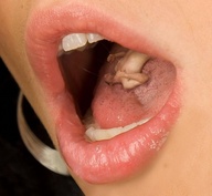 vore tongue teeth saliva brunette lips shrunken_men