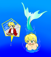 gentle mermaid hearthiel swimming