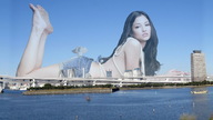 giantess crush city mega black_hair destruction barefoot soles asian dirty_soles