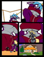 breasts drawing growth giantess crush furry rabid city comic color butt cleavage butt_crush unicorn tree horse between_legs inflation expansion mountains houses