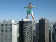 giantess crush destruction skirt high_heels wonderslug legs camera tokyo latex