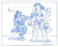 growth giantess furry macro wolf muscles amazon help mataki workout