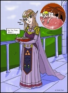 drawing vore shrunken_men princess_zelda_(the_legend_of_zelda)