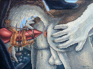 drawing insertion color giant penis sex bondage tied_to_penis