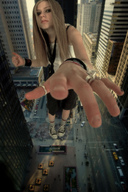 giantess collage city mega celebrity avril_lavigne converse