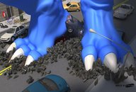 crush feet exveemon digital_render