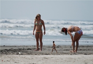 swimsuit beach walking shrunken_man