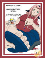 giantess micro feet manga naruto sakura anime jodagee sandals lora naruto_(series)