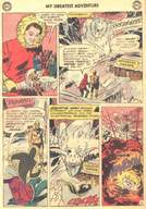 drawing giantess manga mega color clothed handheld brunette shrunken_men explosion monster snow ice my_greatest_adventure doom_patrol dialogue dc_comics mittens elasti-girl robotman negative_man parka rita_farr