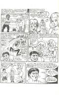 breasts drawing monochrome anime western_artwork shrunken_men western_comic smallest_man karno big_funnies