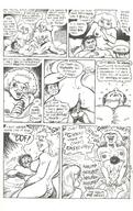 breasts drawing monochrome anime western_artwork amazon western_comic karno big_funnies