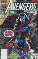 breasts drawing giantess mega alien space black_hair color armor robot anime boots blue_skin avengers comic_book costume cape belt leotard hammer shield cover_page thor iron_man captain_america nebula spider-man marvel_comics vision sersi