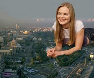 giantess city mega destruction clothed