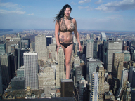 giantess collage mega swimsuit destruction tattoo
