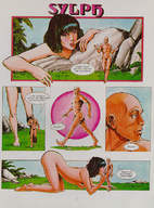 giantess nude manga black_hair penis dinosaur shrunken_man sylph