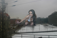 collage city mega crawling bus reaching snow kristina grabbing bending_down leaning_forward
