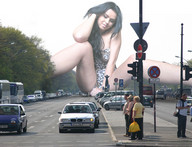 giantess collage playful traffic sitting kristina