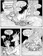breasts drawing furry dragoness comic monochrome draconian_measures
