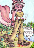 drawing giantess furry color anime shoes blood gore shrunken_men cerberus