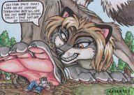 drawing giantess furry color anime paws shrunken_men cerberus