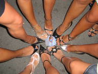collage feet shoes shrunken_woman giantesses bride