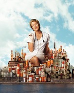 giantess collage city water helicopter celebrity nurse drugs pill_bottles needle nurse_jackie edie_falco