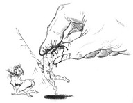 drawing crush micro monochrome sex anime blood gore unknown_hand ejaculate headless