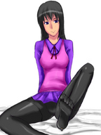 giantess micro foot_crush kariumu nylons looking_at_viewer