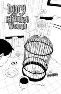 nude manga comic monochrome shrunken_men shrunken_woman